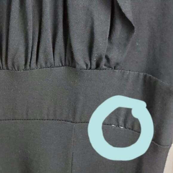 Women's Black Cynthia Rowley dress-Size M - Picture 8 of 8